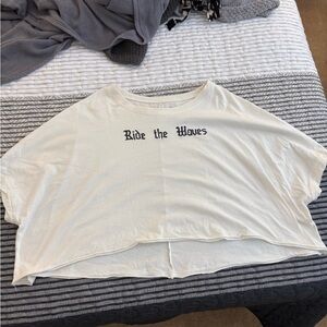 White 'Ride the Waves' T-Shirt
